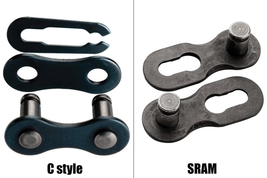 SRAM and C-style master chain links